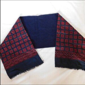 Christian Dior Silk / Cashmere Reversible Scarf